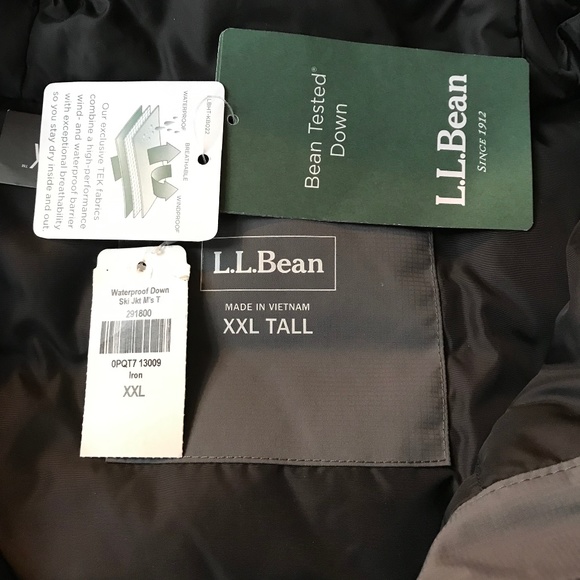 NEW  L.L. Bean Down Skiing Winter Coat - Picture 2 of 3